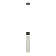 Candil Burbuja Negro Fer 1 Luz