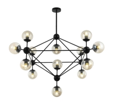 Candil Esferas Vitage Atomo 15 Luces
