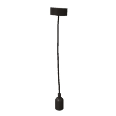 Candil Socket Negro Adir