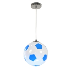 LAMPARA BALON SOCCER AZUL