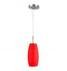 Lampara colgante Minicylinder Rojo
