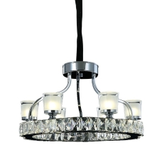 CANDIL CRISTAL 6 LUCES LED