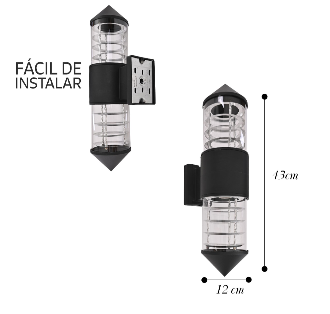 Lampara Arbotante Doral 2 Luces Led Exterior / Arbotante-2-luces-led-exterior-370251769783709.png