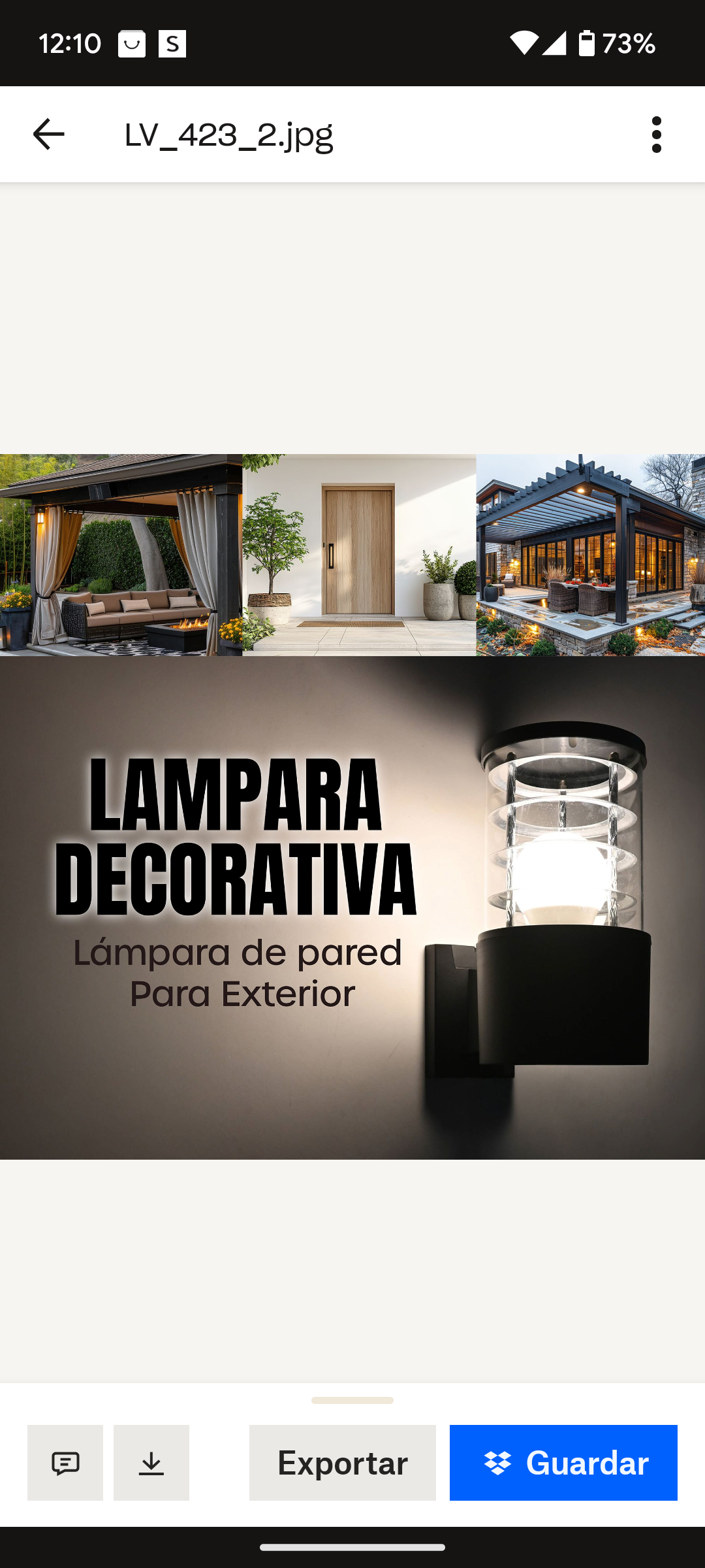 Lampara Arbotante Exterior  Lux 1 Luz / Arbotante-Exterior-1luz-801070623678637.png