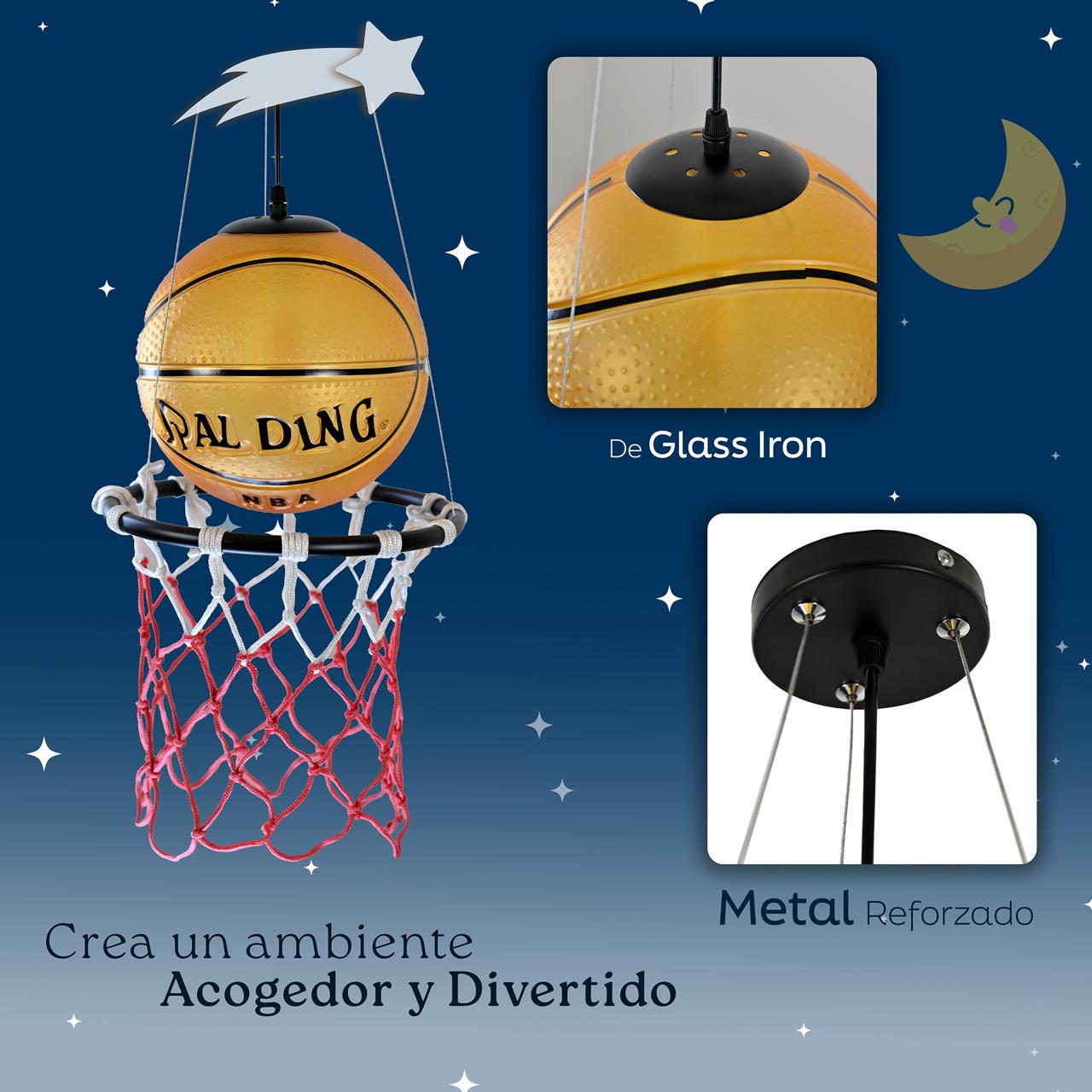 Candil Colgante Decorativo Infantil Basquetball / Candil-Colgante-Decorativo-Infantil-Basquetball-810887948473521.jpg