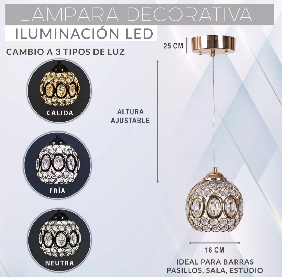 Lampara Colgante Vega 1 Luz / Lampara-Colgante-Vega-1-Luz-389045873562481.png