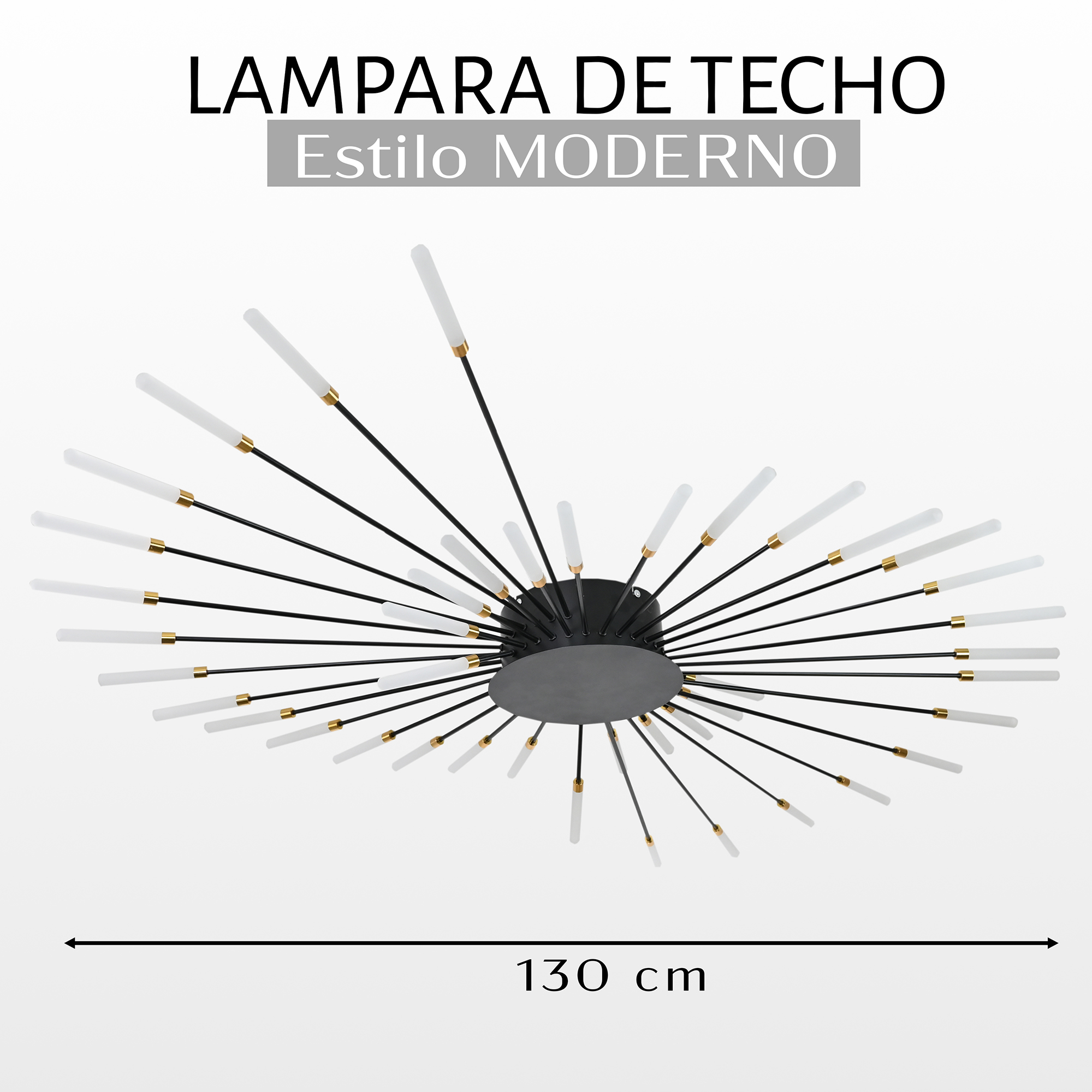 Lampara De Techo Led Moderna Con 24 Luces / Lampara-De-Techo-Led-Moderna-Con-24-Luces-252115774913567.jpg