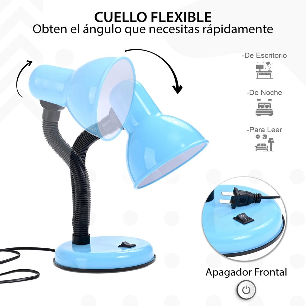 Lampara de Escritorio Flexible Chil Azul / Lampara-de-Escritorio-Flexible-Chil-Azul-987394979926565.jpg