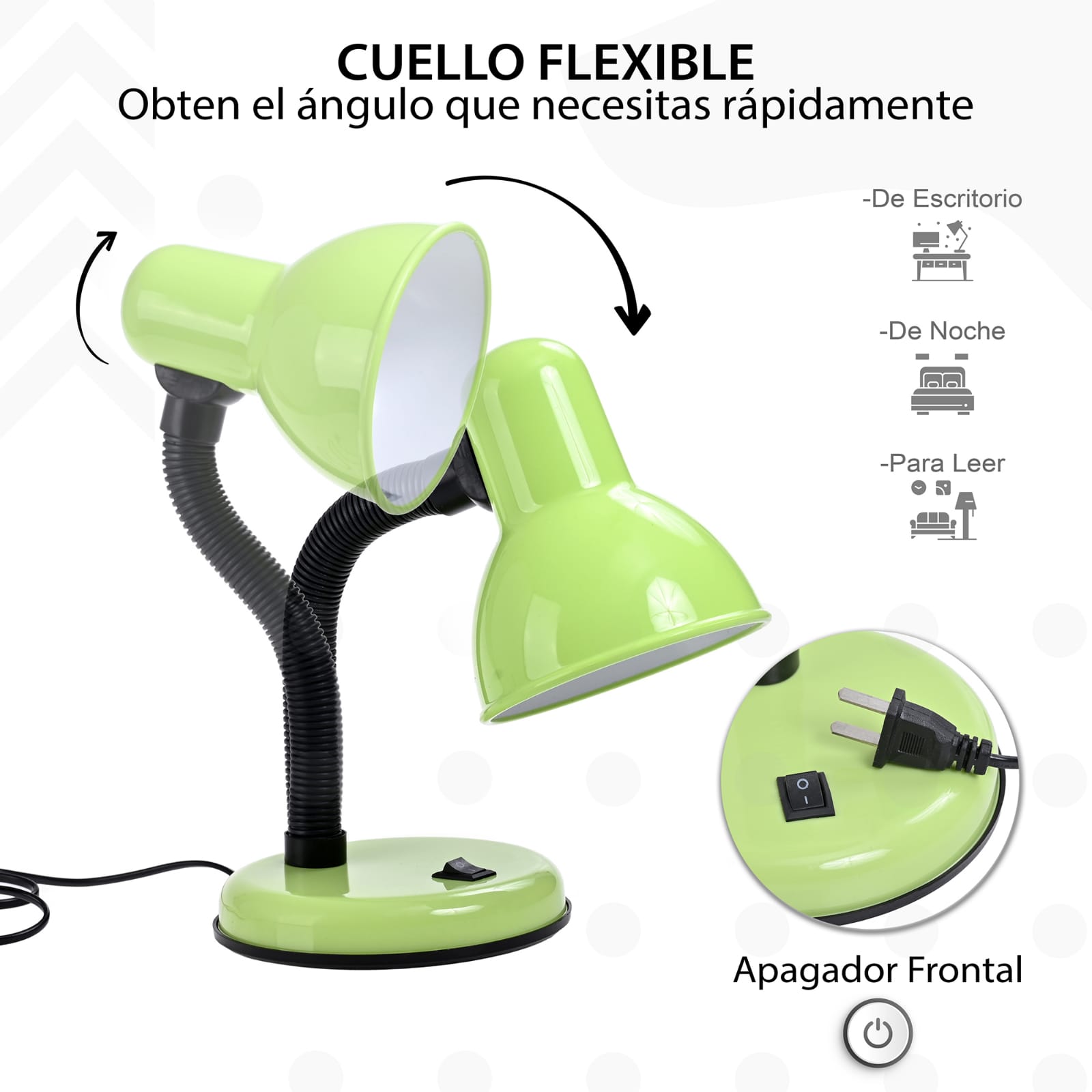 Lampara de Escritorio Flexible Chil Verde / Lampara-de-Escritorio-Flexible-Chil-Verde-559061305278244.jpg