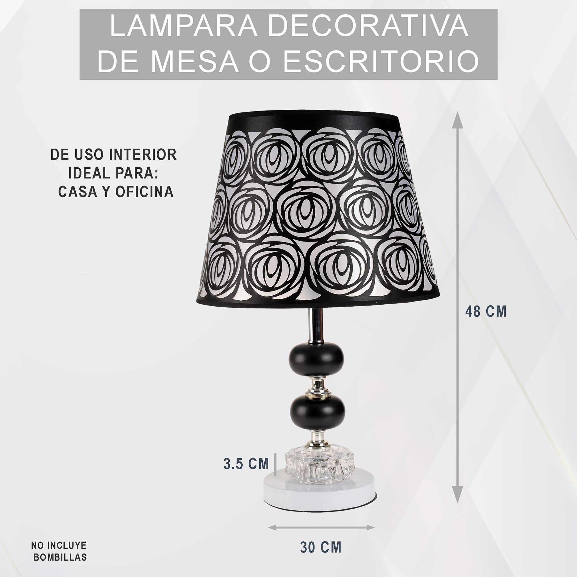 Lampara de Mesa Garabato Negro Luz Vic / Lampara-de-Mesa-Garabato-Negro-Luz-Vic-105620705703837.jpg