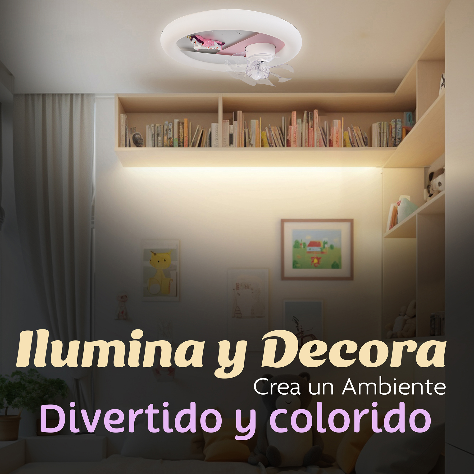 Lampara de techo infantil con ventilador / Lampara-de-techo-infantil-con-ventilador-194838679741539.jpg