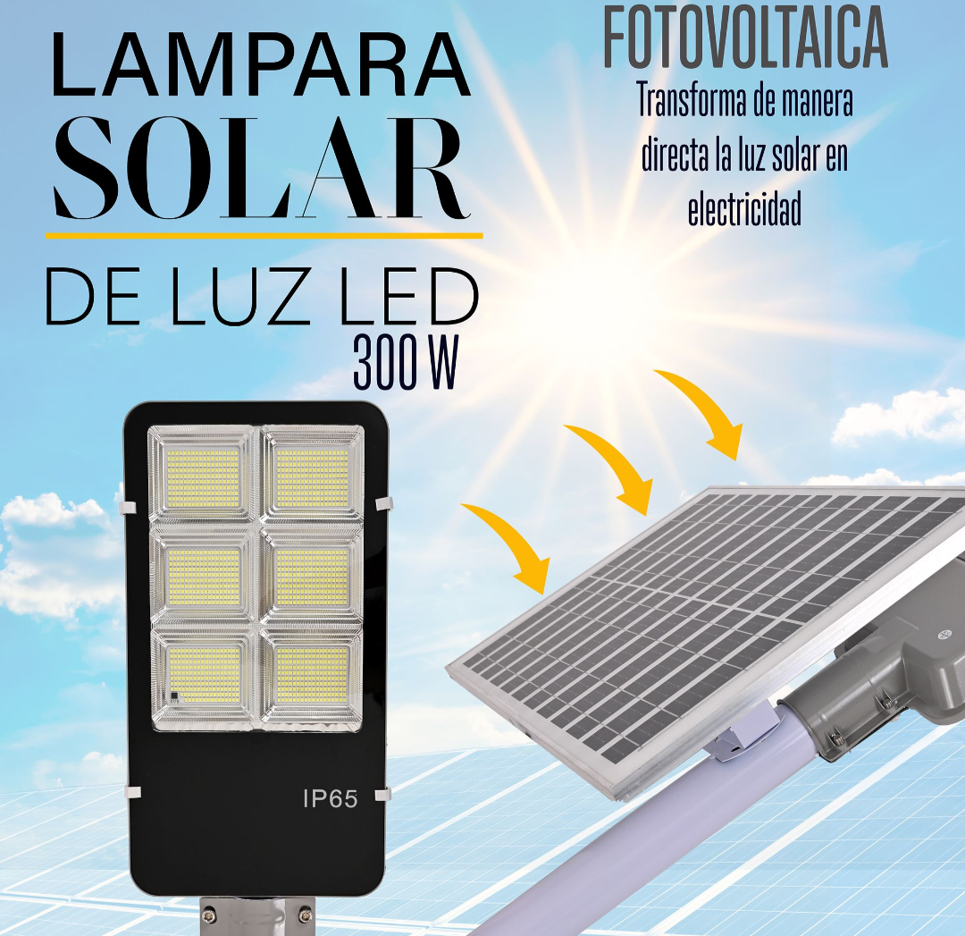 Lampara Suburbana De Led Con Panel Solar 300W / Luz-Led-Solar-300W-755696415641918.png