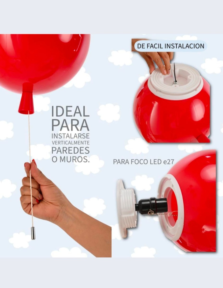 Arbotante Globo Infantil  / 