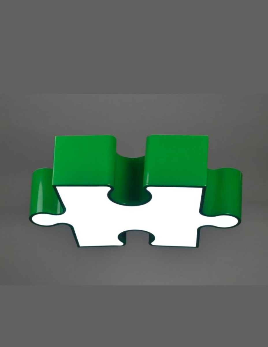 Lampara De Techo Rompecabezas Infantil / 