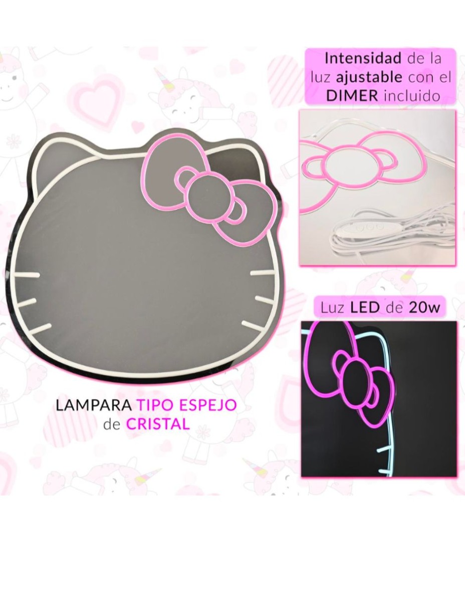 Espejo Infantil Hello Kitty / 