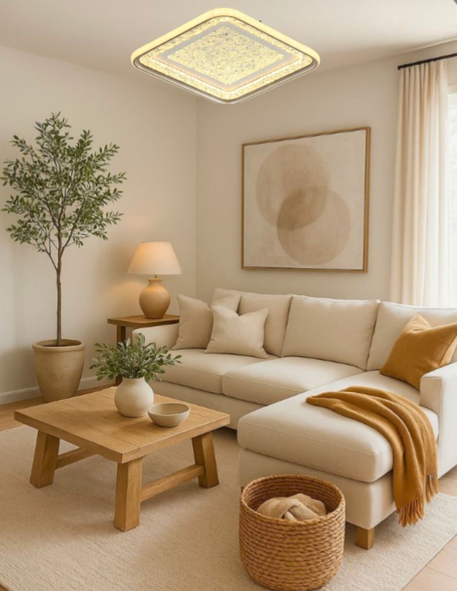 Plafon Monet Cuadrado 36w / 