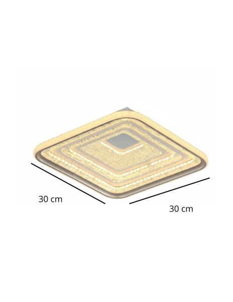 Plafon Monet Cuadrado 44W