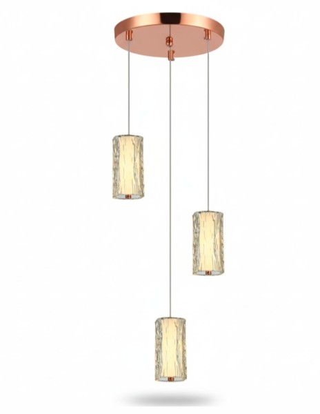 Lampara Colgante Pola 3 Luces