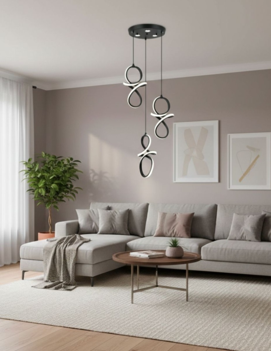 Lámpara Infinita 3 luces / 