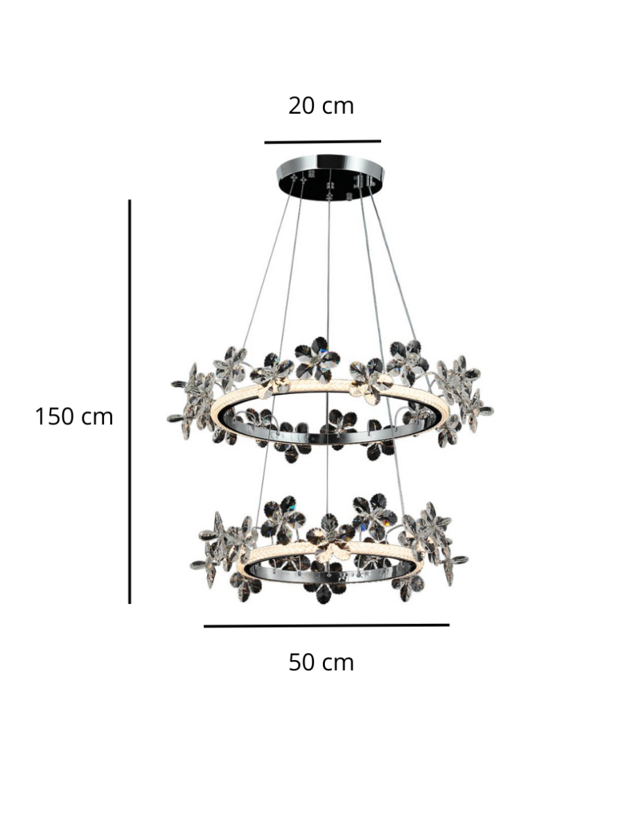 Candil Flor Imperial 2 Luces / 
