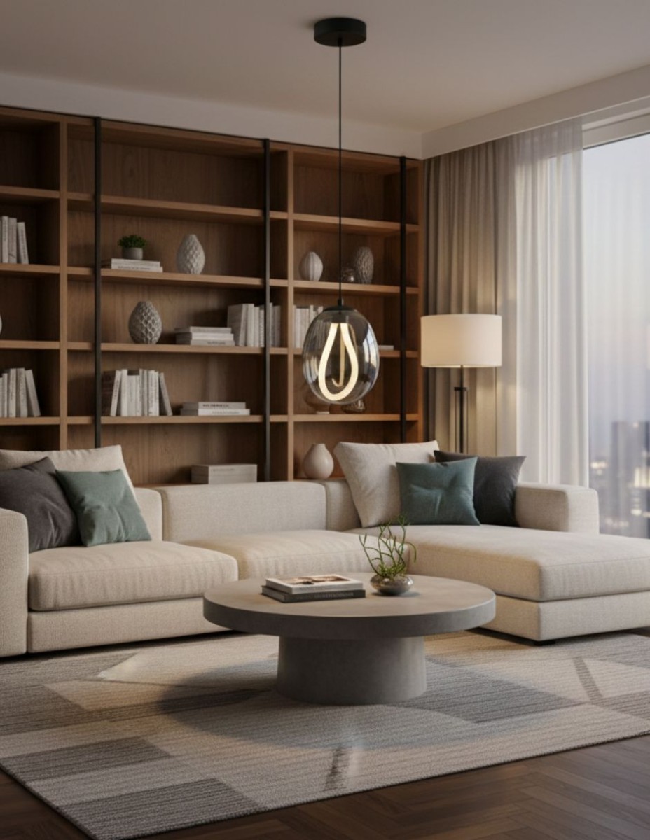 Candil Gota Ambar 1 Luz / 