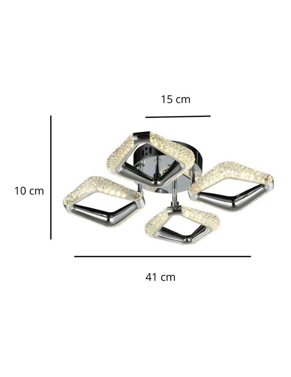 Plafon Nexus 4 Luces / 