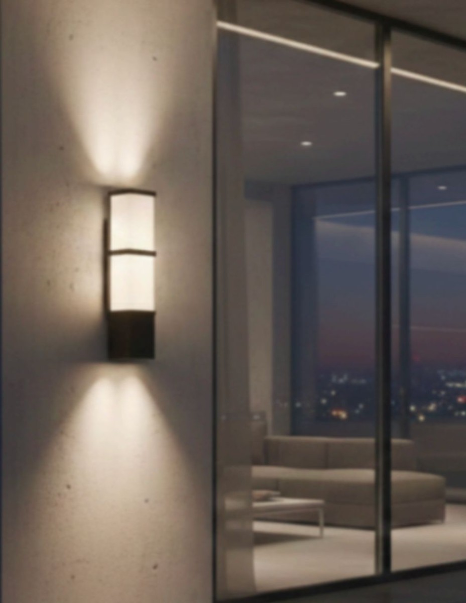 Arbotante Lumen Rectangular Delgado / 