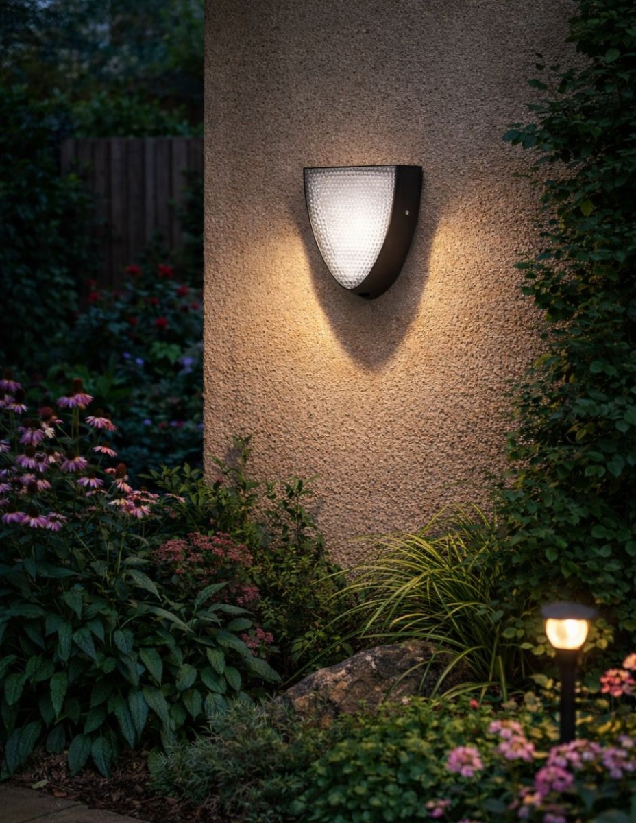 Arbotante Exterior Triangular / 