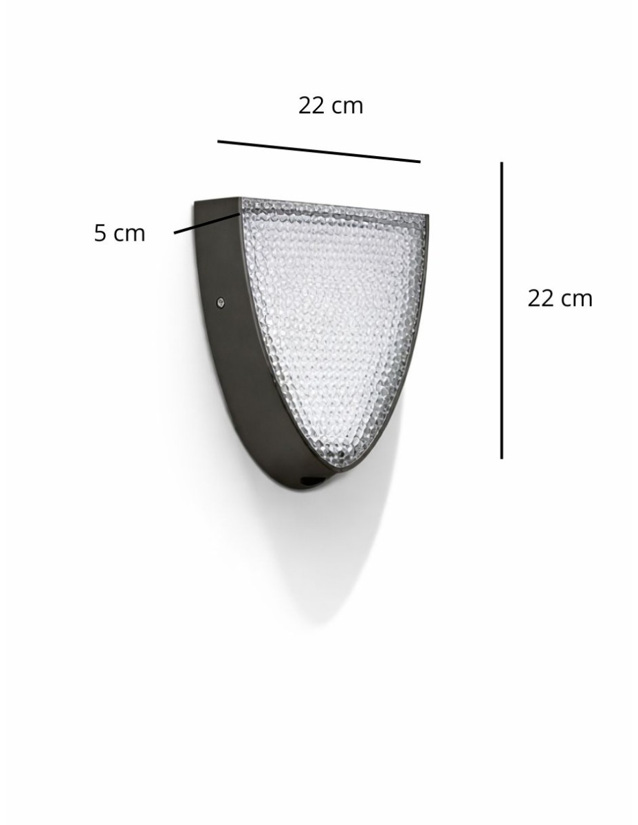 Arbotante Exterior Triangular / 