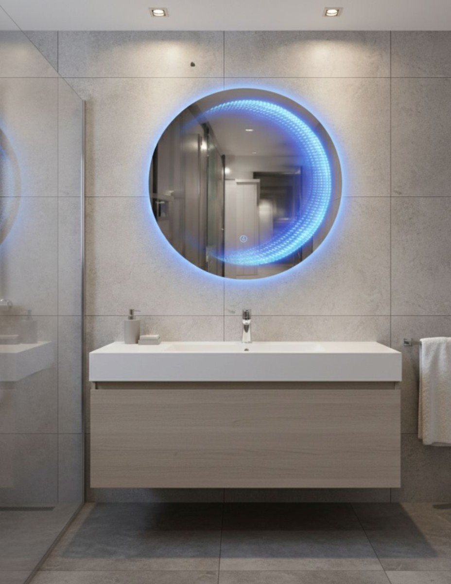 Espejo Circular Grande / 