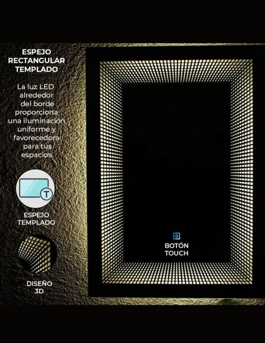Espejo Infinity Lux Chico / 