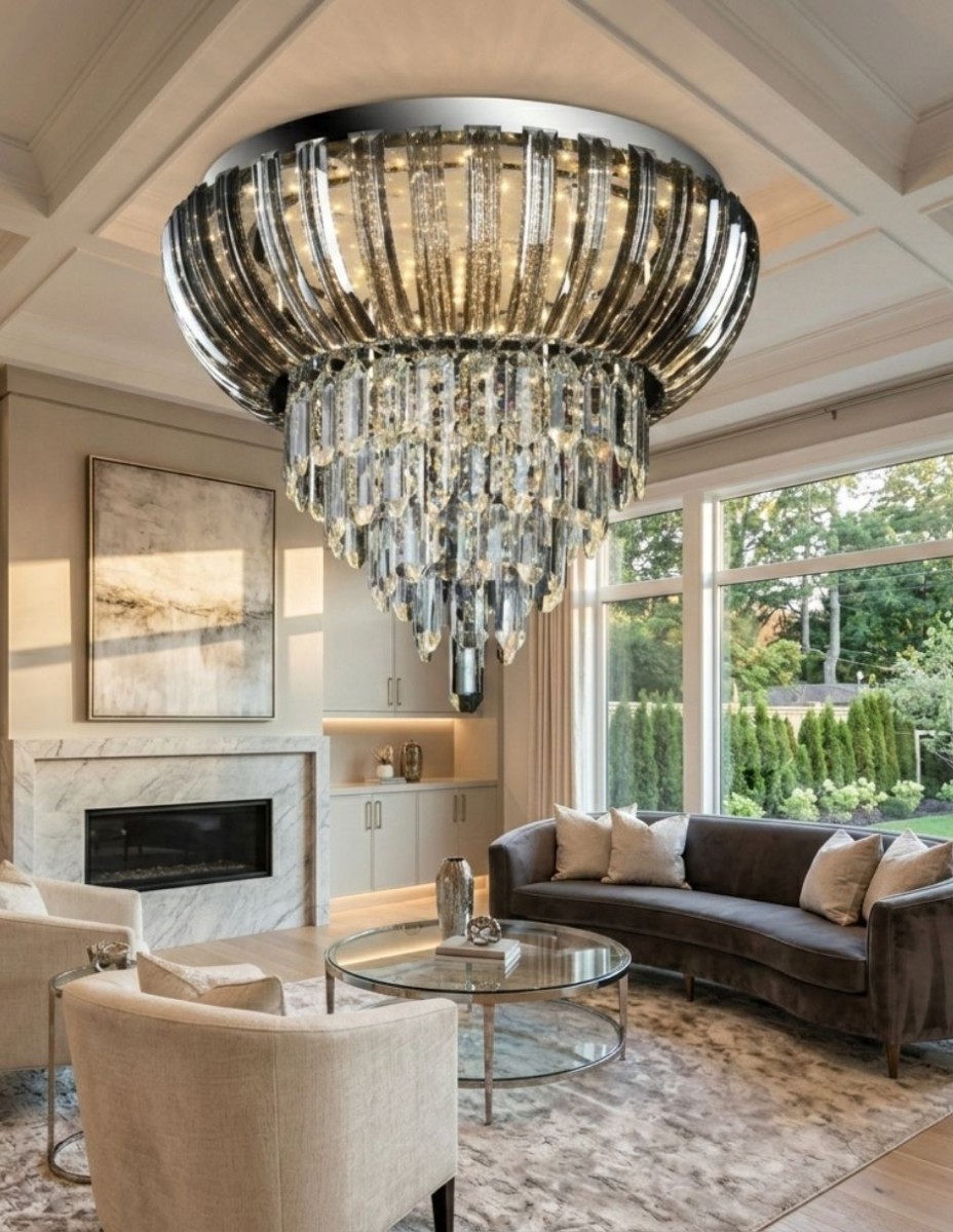 Candil Cascada De Cristal 124W / 