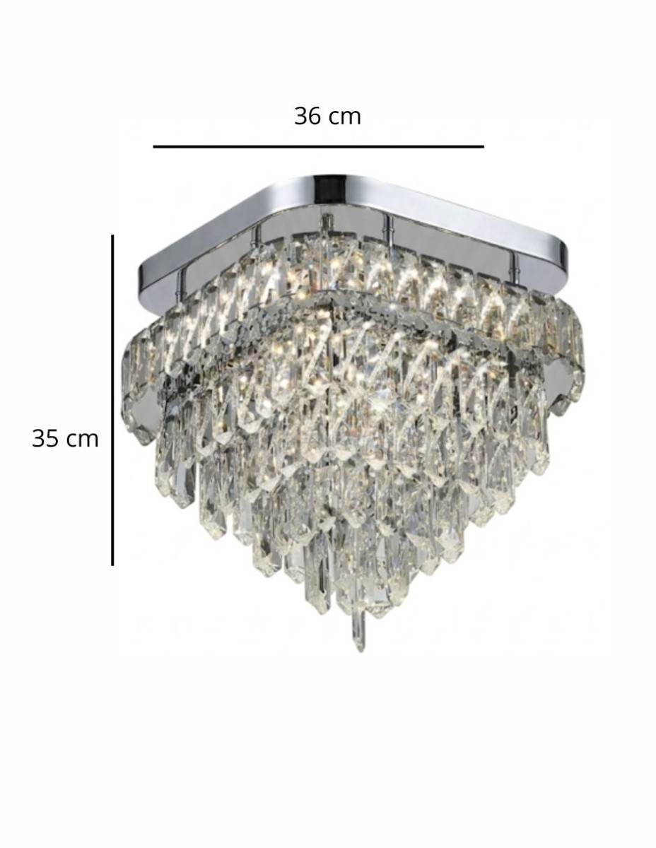 Candil Reina De Cristal 80W / 